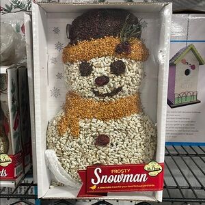 Frosty Snowman Bird Seed Ornament